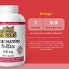 Natural Factors, Glucosamine Sulfate, Supports Healthy Joint Mobility, Cartilage and Connective Tissue, 360 Capsules view 3