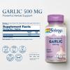 SOLARAY Garlic Supplement 500mg, Vegan, Odorless Garlic Extract, Traditionally Used for Heart Health and Immune Support, Vegan, Odor Free, Lab Verified, 60 Day Guarantee, 60 Serv, 60 Enteric VegCaps view 3