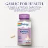 SOLARAY Garlic Supplement 500mg, Vegan, Odorless Garlic Extract, Traditionally Used for Heart Health and Immune Support, Vegan, Odor Free, Lab Verified, 60 Day Guarantee, 60 Serv, 60 Enteric VegCaps view 4