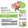 SOLARAY Rose Hips Fruit 550mg | Healthy Skin, Joints & Immune Function Support | Source of Vitamin C & Bioflavonoids | Non-GMO & Vegan | 100 VegCaps view 3