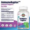 KAL ImmunoRaptor Kids Immune Support Chewables, Vitamin C and Zinc for Healthy Cell Function, Dinosaur Shaped, Orange Flavor, Gluten, Lactose, and Peanut-Free, Sweetened with Xylitol, 60 Servings view 2