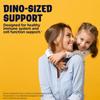 KAL ImmunoRaptor Kids Immune Support Chewables, Vitamin C and Zinc for Healthy Cell Function, Dinosaur Shaped, Orange Flavor, Gluten, Lactose, and Peanut-Free, Sweetened with Xylitol, 60 Servings view 3