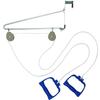 DMI Exercise Pulley Set for Physical Therapy helps Increase Mobility, White view 1