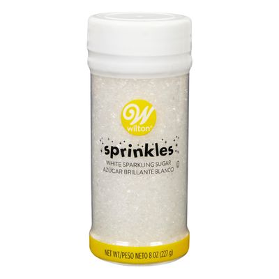 Wilton Sparkling Sugar Decorating Sprinkles, 8 oz., White