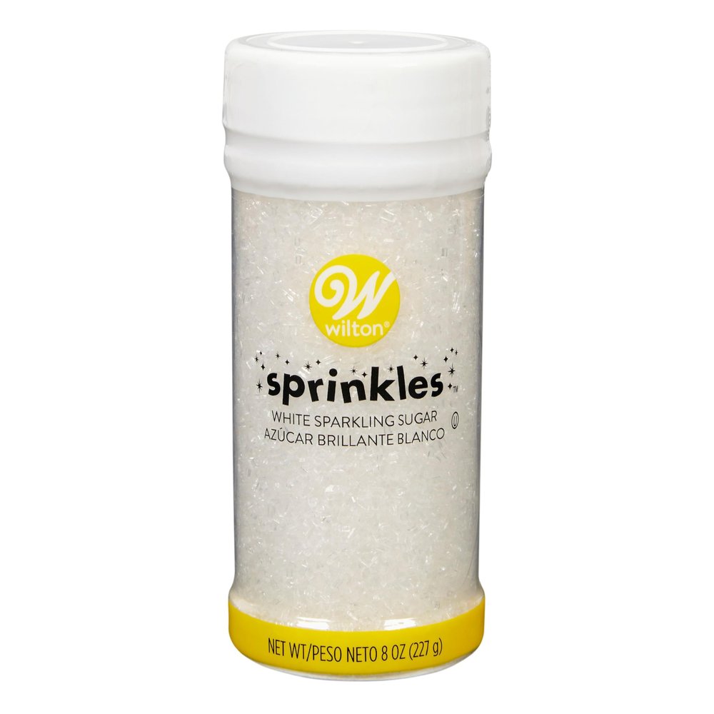 Wilton Sparkling Sugar Decorating Sprinkles, 8 oz., White