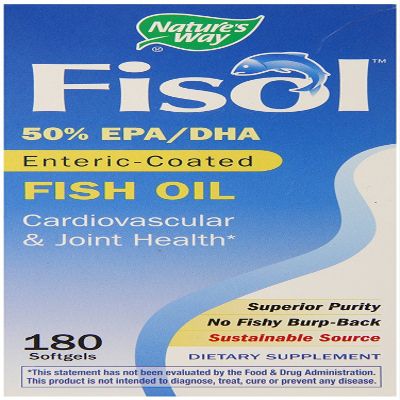 Fisol Fish Oil 100mg DHA / 150mg EPA (180 Softgels)