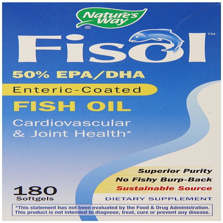 Fisol Fish Oil 100mg DHA / 150mg EPA (180 Softgels)