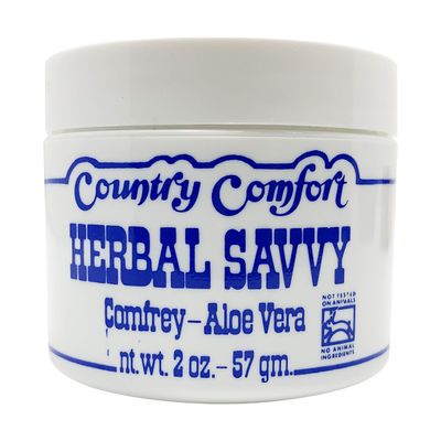 Country Comfort Herbal Savvy Comfrey Aloe Vera, 2 Ounce