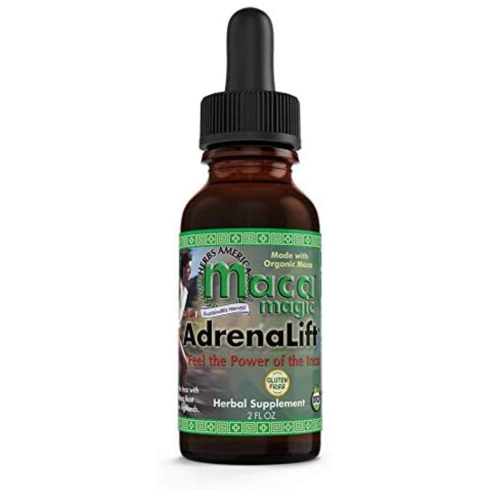 Maca Magic AdrenaLift Liquid Extract (2 oz) Liquid Extract - Promotes a Caffeine-Free Boost of Energy* - Natural Energy - Vegan - Vegetarian - Keto Friendly - Superfood Supplement