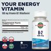KAL Vitamin B2 100mg, Riboflavin B2, Healthy Energy and Metabolism Supplement, Red Blood Cell Synthesis Support, Enhanced Absorption ActivTabs, Vegan, 60-Day Guarantee, 60 Servings, 60 Tablets view 2