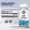 KAL Vitamin B12 1000mcg, Sustained Release Supplement for Healthy Energy, Metabolism, Heart Health, Nerve and Red Blood Cell Support, Long-Lasting Formula, Vegan, 100 Servings, 100 Tablets view 2