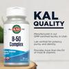KAL B 50 Complex, B Complex Vitamins for Energy, Metabolism, Red Blood Cell Synthesis and Immune Support, with Vitamin B12, B6, Folic Acid and Other B Vitamins, Vegan, 50 Servings, 50 Tablets view 4