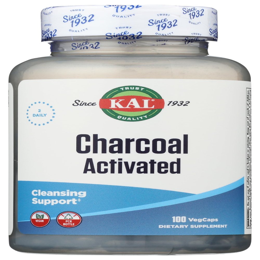 KAL Charcoal, 280 mg, 100 Capsules
