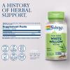 SOLARAY White Willow Bark Capsules 400 mg for Men & Women - Natural Herbal Supplement, White Willow Herb Caps for Wellness Support, Non GMO, Vegan - 100 Veg Caps view 2