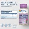 SOLARAY Milk Thistle Phytosome with Artichoke, Dandelion, and Ginger - Milk Thistle Extract Supplying 15% Silybin - Liver Supplement - 60-Day Guarantee, Lab Verified - 30 Servings, 30 VegCaps view 2