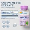 SOLARAY Saw Palmetto Extract - Prostate Health and Urinary Tract Support - 136 mg Fatty Acids and Sterols - Lab Verified, 60-Day Money-Back Guarantee (120 Servings, 120 Softgels) view 2