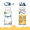SOLARAY Vitamin E, Dry 200 IU w/Mixed Tocopherols | Healthy Cardiac Function & Skin Health Support | 100ct view 2