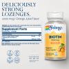 SOLARAY Biotin 1000mcg Lozenges - Biotin Supplement with Vitamin A - Nerve Function and Cellular Energy Support - Natural Orange Juice Flavor, Great Taste, 60-Day Guarantee, 100 Servings, 100 Lozenges view 2