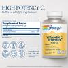Solaray Vitamin C Ascorbic Acid Powder 5000mg - Powdered Vitamin C Supplement for Men & Women, Immune & Skin Support, Natural Antioxidant, Mix in Water, Juice, or Smoothie, Vegan - 8 oz view 2