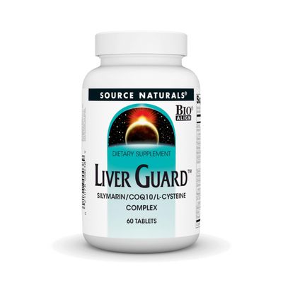 Source Naturals Liver Guard - Silymarin, CoQ10, N-Acetyl Cysteine Complex - 60 Tablets