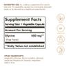Solgar Glycine 500 mg - 100 Vegetable Capsules - Non-GMO, Vegan, Gluten Free, Dairy Free, Kosher - 100 Servings view 2