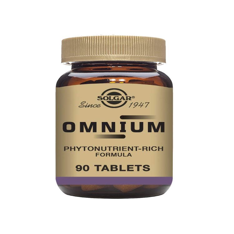 Solgar Omnium, 90 Tablets - Non-GMO, Vegan, Gluten Free