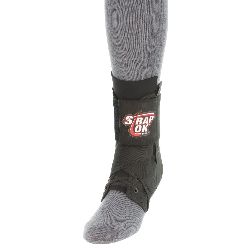 Swede-O Strap Lok Ankle Brace, Black, X-Large