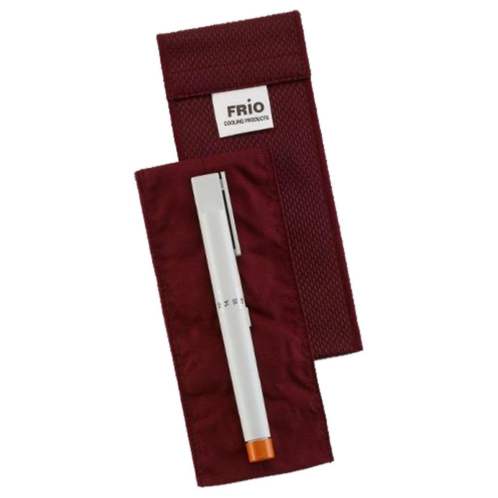 FRIO Cooling Wallet - Insulin Cooler for 45+ Hours of Stress Free On The Go - Burgundy - Individual