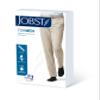 JOBST forMen Thigh High 20-30 mmHg Ribbed Dress Compression Stocking, Closed Toe, Large, Khaki view 3