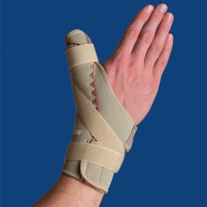 Thermoskin Thumb Support, Thumb Spica, Beige, Right, X-Large