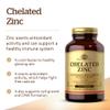 Solgar Chelated Zinc, 250 Tablets - Zinc for Healthy Skin - Supports Cell Growth & DNA Formation - Exerts Antioxidant Activity - Supports A Healthy Immune System - Non GMO, Vegan - 250 Servings view 3