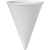 SOLO Cup Company Solo 4BR 200 Piece Cup Company Cone Water Cups, Cold, Paper, White, 4 oz. view 2