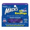 Mack's AquaBlock Swimming Earplugs, 2 Pair - Comfortable, Waterproof, Reusable Silicone Ear Plugs for Swimming, Snorkeling, Showering, Surfing and Bathing (Purple) view 1