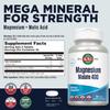 KAL Magnesium Malate 400mg, Chelated Magnesium Supplement with Malic Acid, Healthy Energy & Muscle Function Support, Enhanced Absorption, Vegan, Non-GMO, 45 Servings, 90 Veg Tabs view 2