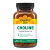 Country Life Choline 266mg, Certified Gluten Free, Certified Vegan, Certified Halal - 100 Tablets view 1