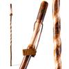 Brazos Rustic Wood Walking Stick, Twisted Hickory, Traditional Style Handle, for Men & Women, Made in The USA, 48" view 1