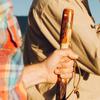 Brazos Rustic Wood Walking Stick, Twisted Hickory, Traditional Style Handle, for Men & Women, Made in The USA, 48" view 4