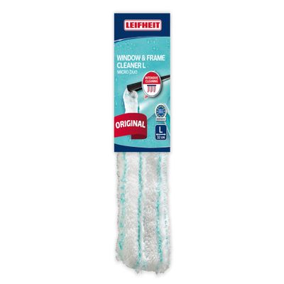 Leifheit Replacement Fleece for 3-in-1 Window Cleaner with Microfibre Fleece 51320, for Window Squeegee and Frames, 32 cm