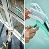 Leifheit Replacement Fleece for 3-in-1 Window Cleaner with Microfibre Fleece 51320, for Window Squeegee and Frames, 32 cm view 3