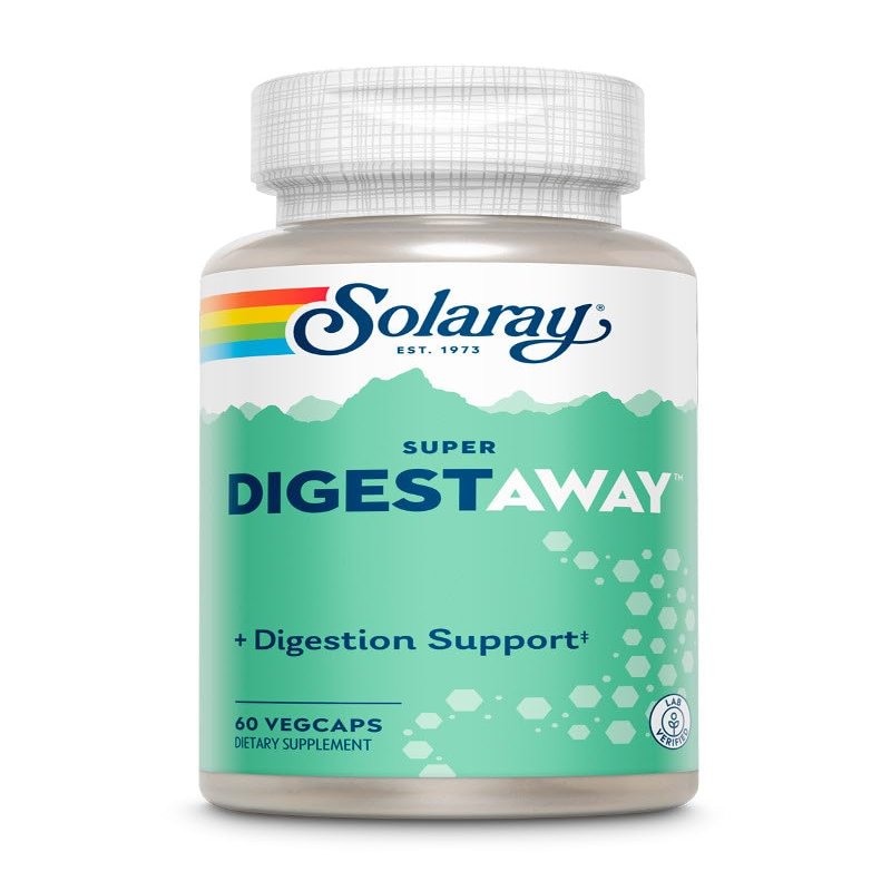 Solaray Super Digestaway Plant Enzymes, 60 Count