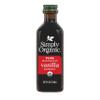 Simply Organic Pure Madagascar Vanilla Extract, 4-Ounce Glass Jar, Certified Organic, Gluten-Free, Sugar-Free Flavor For Smoothies view 1
