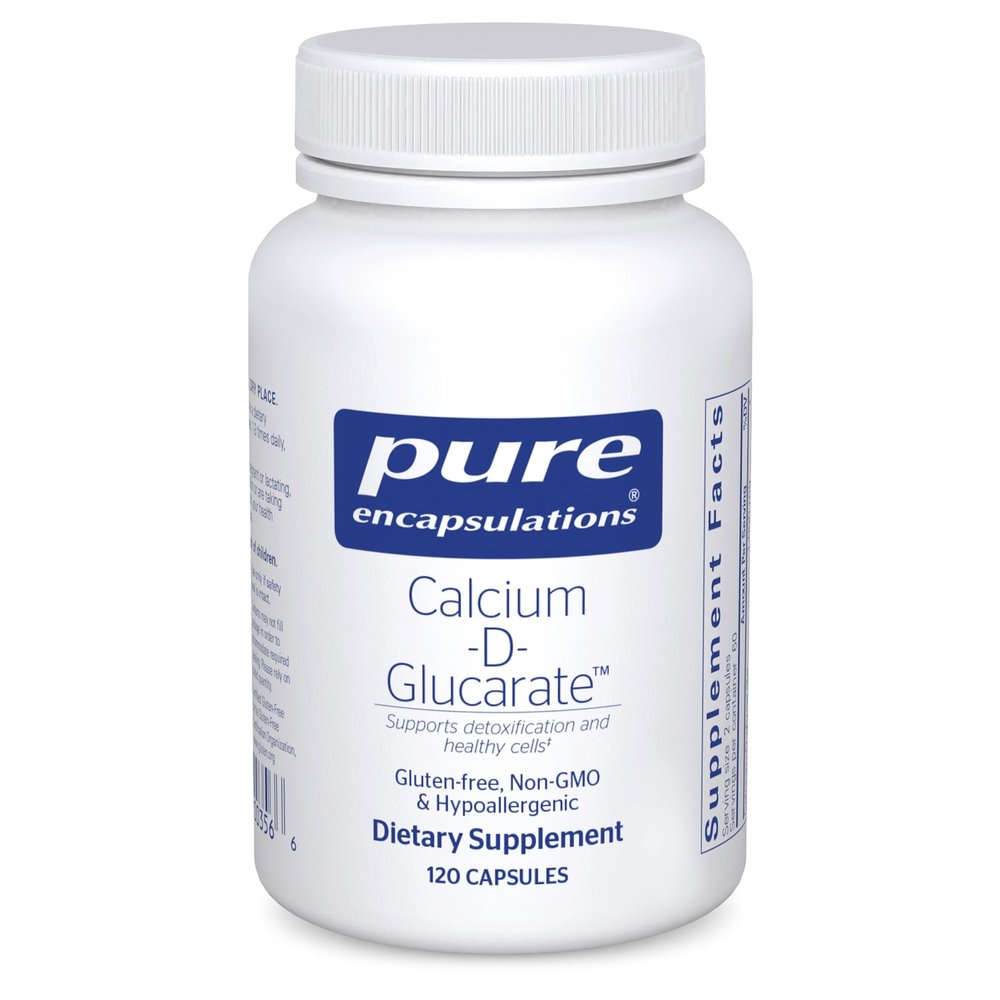 Pure Encapsulations Calcium-D-Glucarate | Supplement to Support Cellular Health in The Liver, Lungs, Breast, and Colon* | 120 Capsules