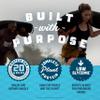 CLIF BUILDERS Protein Bars - Cookies 'n Cream Flavor - 20g Plant Based Protein - Gluten Free - Non-GMO - Low Glycemic - No Artificial Sweeteners - 2.4 oz. (12 Pack) view 4
