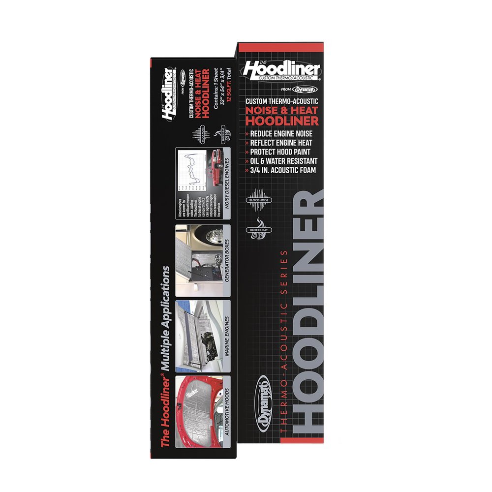 DYNAMAT 11905 Hoodliner 32" x 54" x 3/4" Thick Self-Adhesive Sound Deadener Made in USA