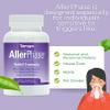 AllerPhase Natural Herbal Sinus and Lung Relief Supplement for Seasonal Respiratory Discomfort Caused by Pollens, Dust, and Dander (30 Vegetarian Capsules) view 2