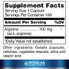 Douglas Laboratories L-Arginine (700 mg.) | Versatile Amino Acid | 100 Capsules view 2