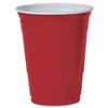SOLO Red Cold Plastic Party Cups 16 Ounce 50 Pack view 1