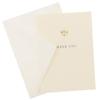 Graphique Fleur de Lis La Petite Presse Boxed Thank You Notes - 10 Embossed and Embellished Gold Foil Fleur de Lis Thank You Cards with Matching Envelopes, 3.25" x 4.75" view 2