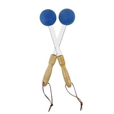 Bongers Handheld Percussion Massage Tool Deep Tissue Trigger Point Tapping Sticks for Whole Body Pain Relief & Muscle Relaxation (Blissful Blue)