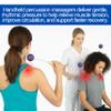 Bongers Handheld Percussion Massage Tool  Deep Tissue Trigger Point Tapping Sticks for Whole Body Pain Relief & Muscle Relaxation (Blissful Blue) view 4